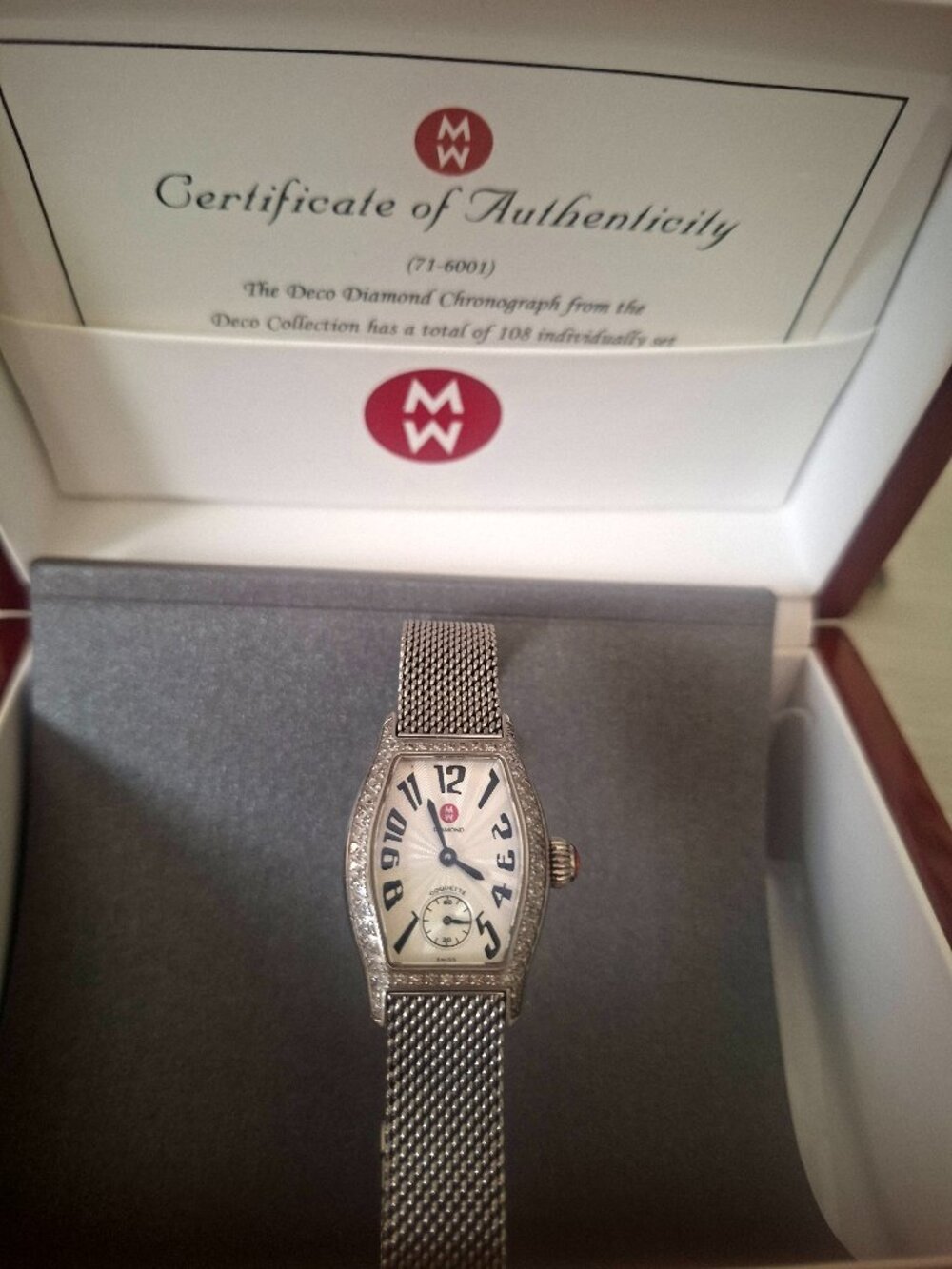 Michele Diamond Coquette Quartz Women’s Watch